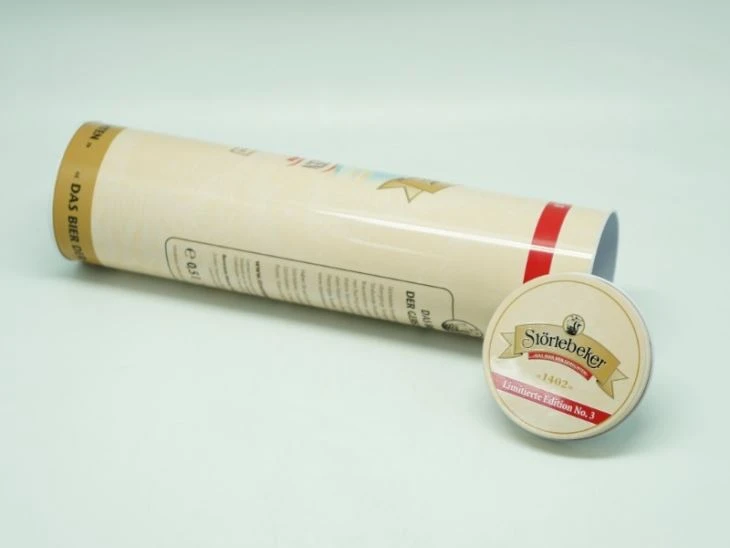 Round Beer Tin Cylinder With Printing